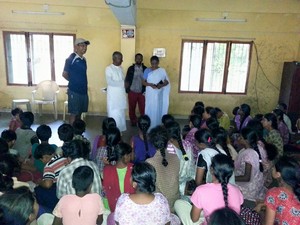 Ilayaraja Helps Flood Victims in Chennai Photos